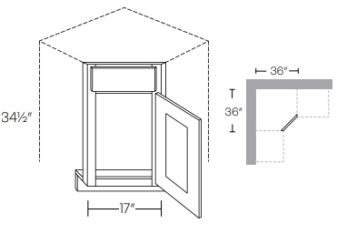 Corner Sink Front