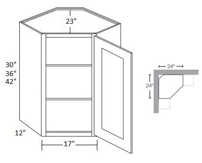 Wall Diagonal Corner