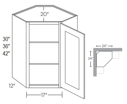 Wall Diagonal Corner