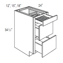 Drawer Pack Base w/ Cutlery Tray