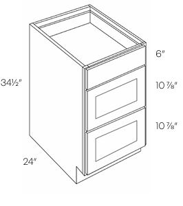 Three Drawer Pack Base
