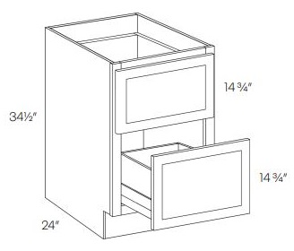 Two Drawer Pack Base