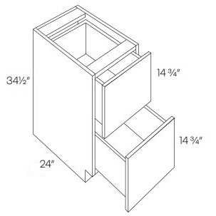 2 Drawer Pack Base