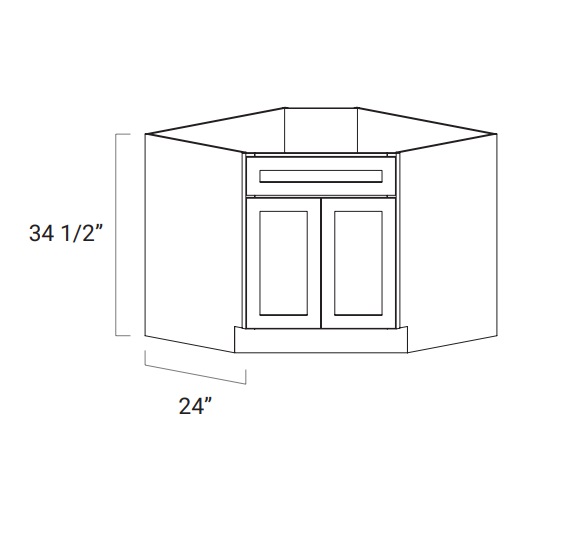 Corner Sink Base Cabinet