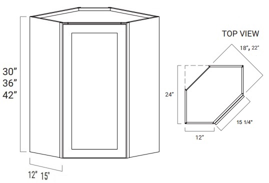 Wall Diagonal Corner