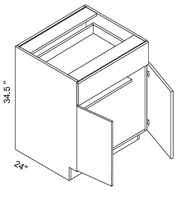 Double Door with Drawer(s) Base