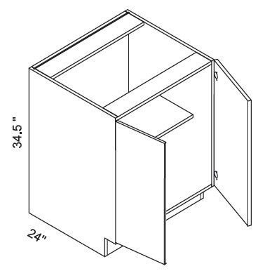 Double Full Height Door Base