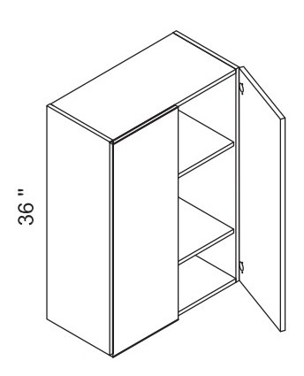 36'' High Double Door