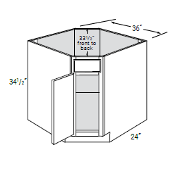 Diagonal Sink Base