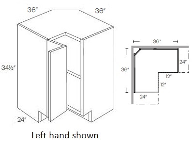 Easy Reach Full Depth Corner Base