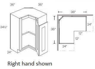 Easy Reach Full Depth Corner Base