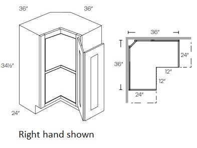 Easy Reach Full Depth Corner Base