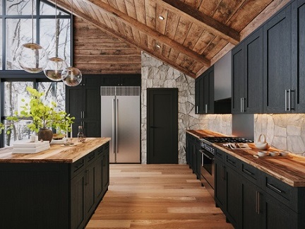 Ebony Stained Shaker