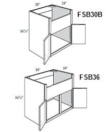 Double Door Farm Sink Base Cabinet