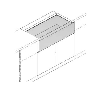 Double Door Farm Sink Base Cabinet
