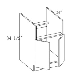 Double Door Farm Sink Base Cabinet