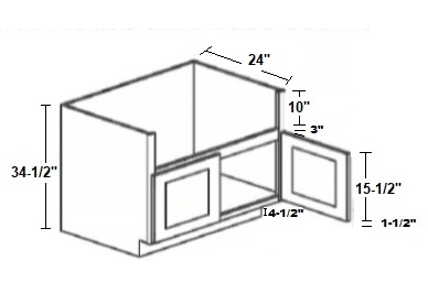 Farm Sink Base