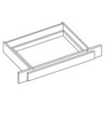 Vanity Drawer w/ Adjustable Sides