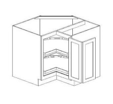 Easy Reach (with Lazy Susan) Corner Base Cabinet