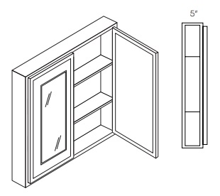 Double Door Medicine Cabinet