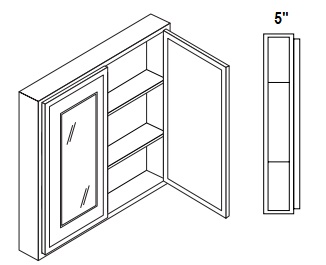 Double Door Medicine Cabinet