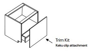 Microwave Base Cabinet Trim kit