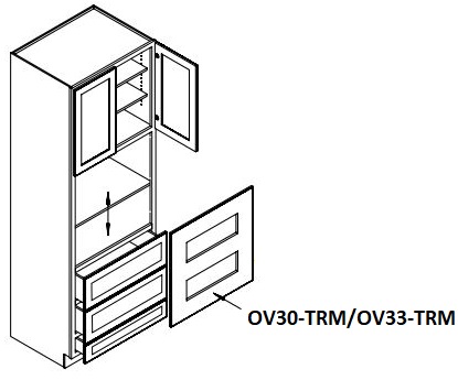 Oven Cabinet Trim Kit