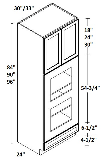 Double Oven Cabinet