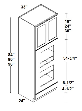 Double Oven Cabinet