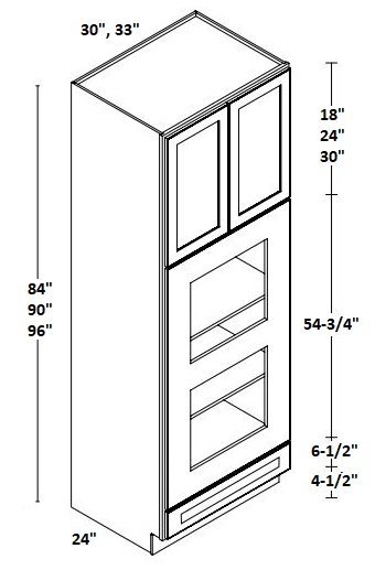 Double Oven Cabinet