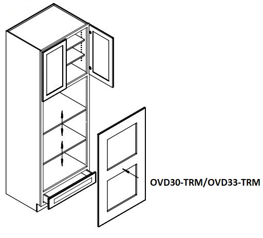 Double Oven Cabinet Trim Kit
