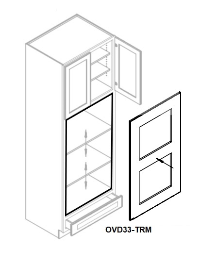 Double Oven Cabinet Trim Kit
