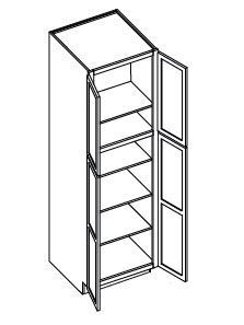 Pantry Cabinet Double Door