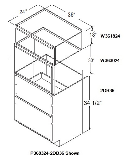 SPECIALTY TALL CABINETS (2DB36)