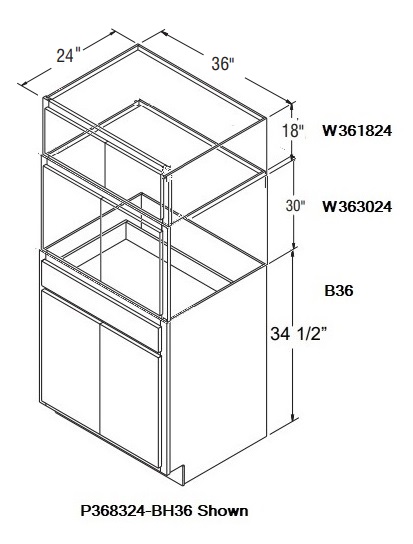 SPECIALTY TALL CABINETS (B36)