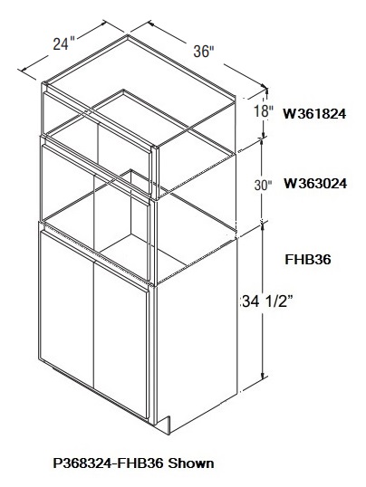 SPECIALTY TALL CABINETS (FHB36)