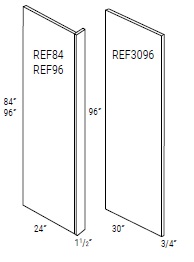 Refrigerator End Panel