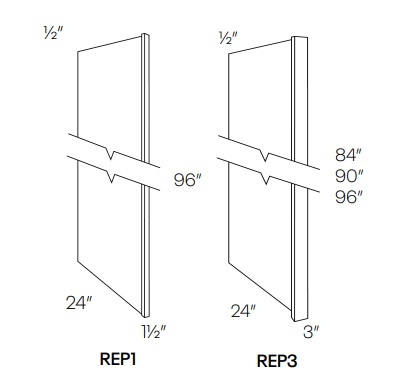 Refrigerator End Panel