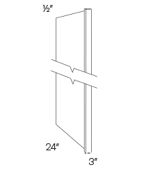 Refrigerator End Panel