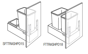 Trash Can Pull-Out w/ Soft Close