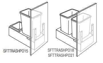 Trash Can Pull-Out w/ Soft Close