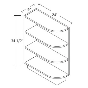 Base End Shelf Cabinet