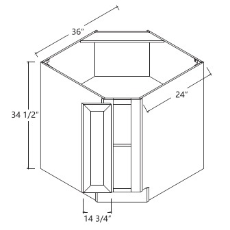 Corner Sink Base Cabinet