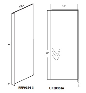 Refrigerator End Panel