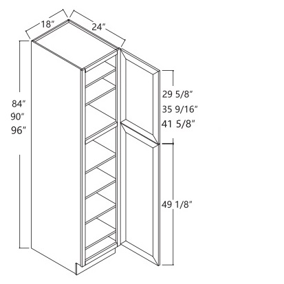 Pantry Cabinet Single Door