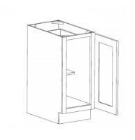 Single Full Height Door Base