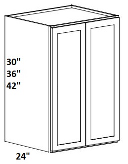 Pantry Wall Cabinet Double Door