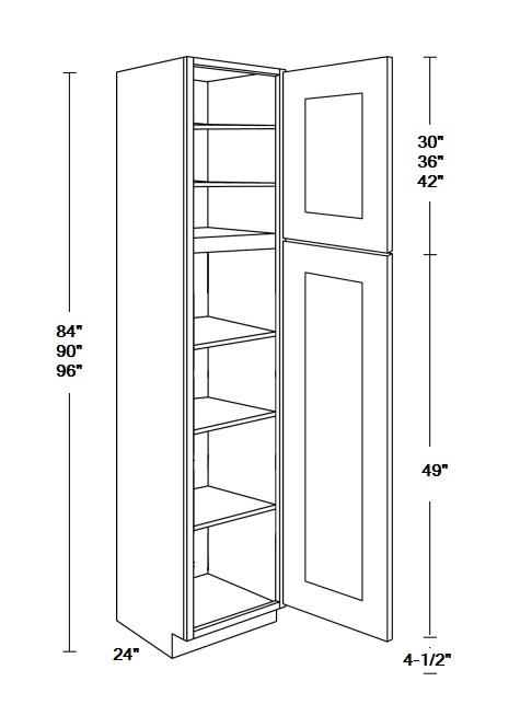 Pantry Cabinet Single Door