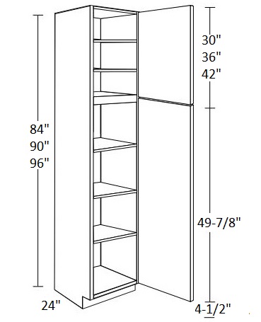 Pantry Cabinet Single Door