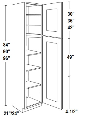 Pantry Cabinet Single Door